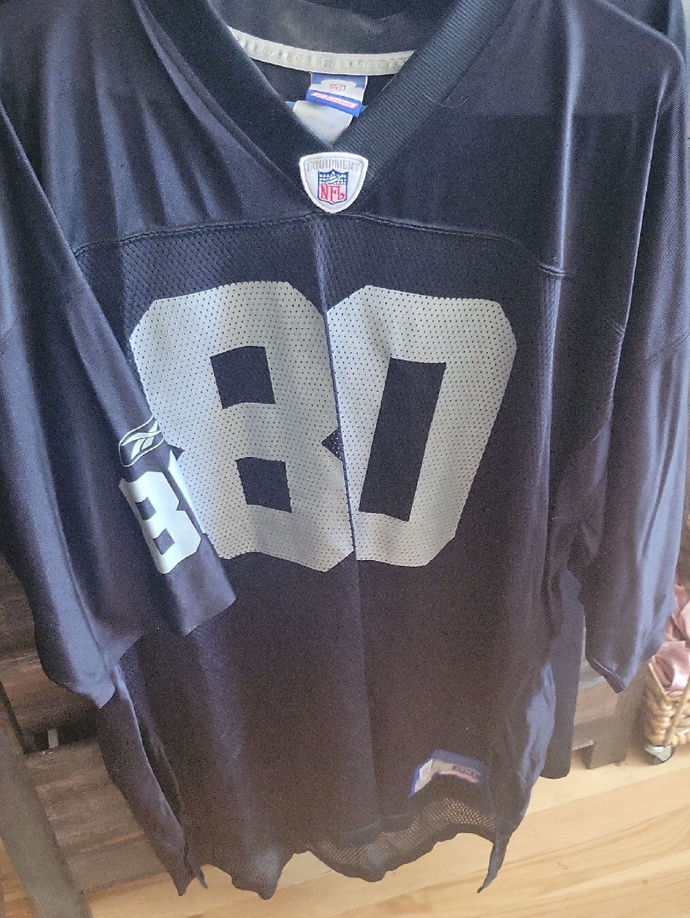 RAIDERS #80 Navy Football Jersey